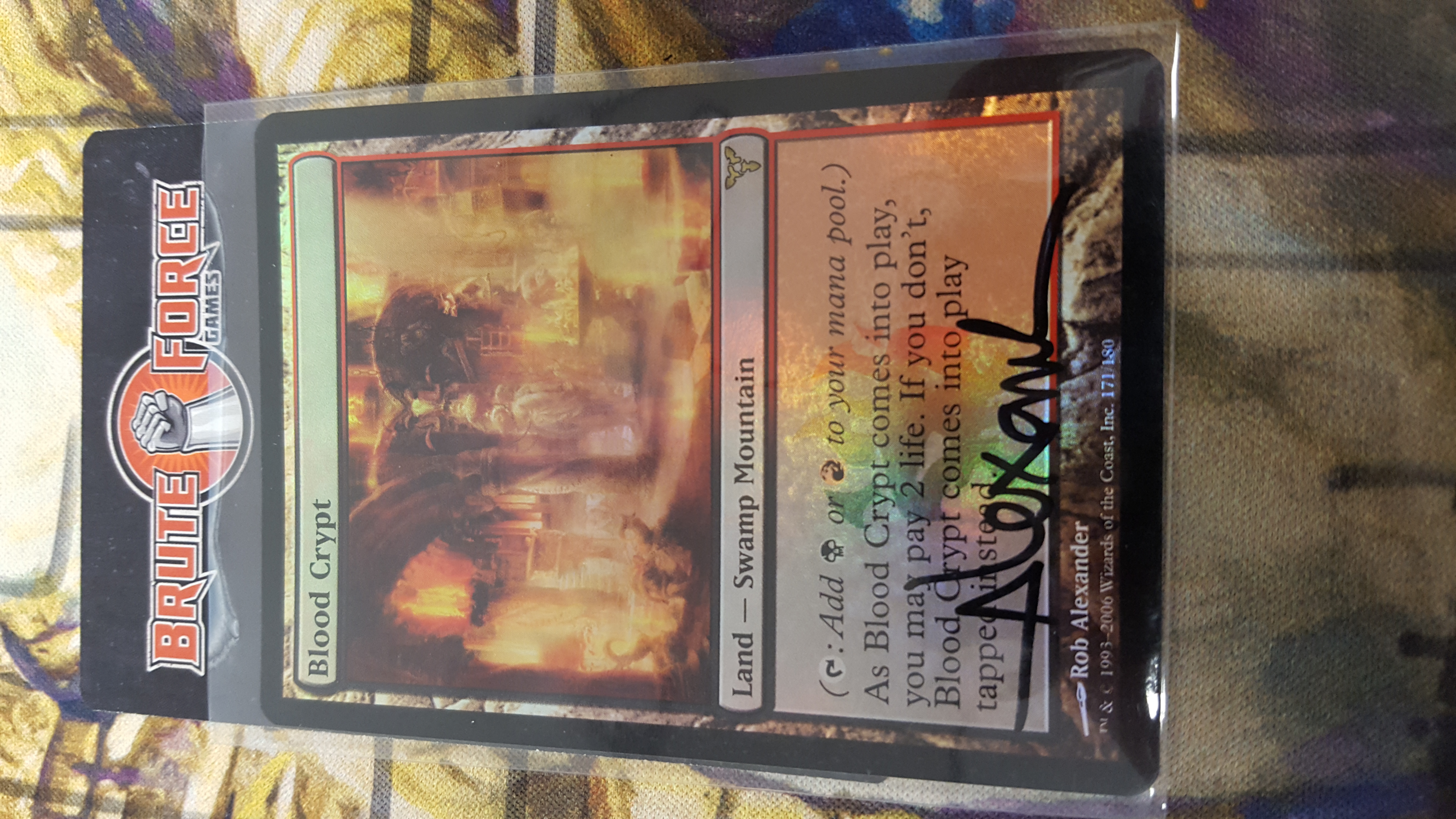 Blood Crypt - SIGNED FOIL -